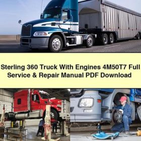 Sterling 360 Truck With Engines 4M50T7 Full Service & Repair Manual