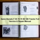 Same Dorado F 55 70 75 90 100 Tractor Full Service & Repair Manual PDF Download