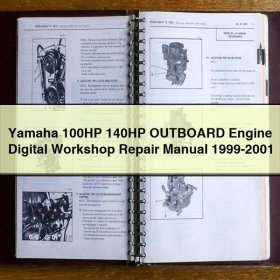 Yamaha 100HP 140HP OUTBOARD Engine Digital Workshop Repair Manual 1999-2001
