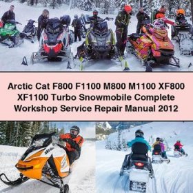 Arctic Cat F800 F1100 M800 M1100 XF800 XF1100 Turbo Snowmobile Complete Workshop Service Repair Manual 2012