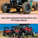 2004-2008 KAWASAKI KAF620 MULE 3010 UTV Repair Manual