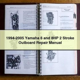 1994-2005 Yamaha 6 and 8HP 2 Stroke Outboard Repair Manual