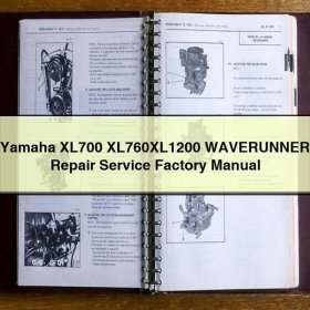 Yamaha XL700 XL760XL1200 WAVERUNNER Repair Service Factory Manual