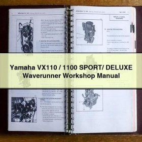 Yamaha VX110/1100 SPORT/ DELUXE Waverunner Workshop Manual