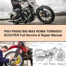 PGO PS50D BIG MAX ROMA TORNADO Scooter Full Service & Repair Manual