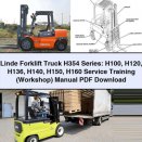 Linde Forklift Truck H354 Series: H100 H120 H136 H140 H150 H160 Service Training (Workshop) Manual PDF Download