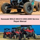 Kawasaki MULE 600-610 2004-2005 Service Repair Manual PDF Download