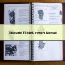 Takeuchi TB650S owners Manual PDF Download