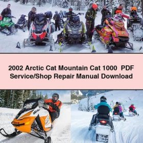 2002 Arctic Cat Mountain Cat 1000 Service/Shop Repair Manual