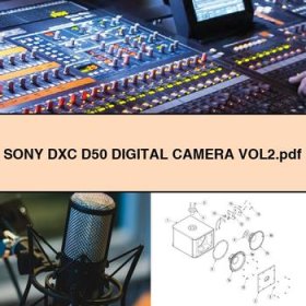 SONY DXC D50 Digital CAMERA VOL2