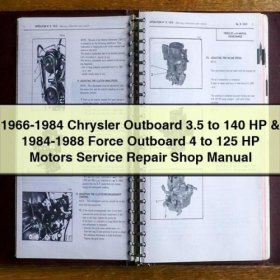 1966-1984 Chrysler Outboard 3.5-140 HP & 1984-1988 Force Outboard 4-125 HP Motors Service Repair Manual PDF