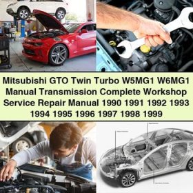 Mitsubishi GTO Twin Turbo W5MG1 W6MG1 Manual Transmission Workshop Service Repair Manual (1990-1999)
