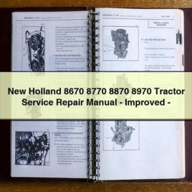 New Holland 8670 8770 8870 8970 Tractor Service Repair Manual - Improved - Download PDF