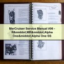 MerCruiser Service Manual #06 - R·MR·Alpha One·Alpha One SS PDF Download
