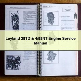 Leyland 38TD & 4/98NT Engine Service Repair Manual