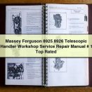 Massey Ferguson 8925 8926 Telescopic Handler Workshop Service Repair Manual # 1 Top Rated Download PDF