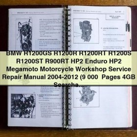 BMW R1200GS R1200R R1200RT R1200S R1200ST R900RT HP2 Enduro HP2 Megamoto Motorcycle Workshop Service Repair Manual 2004-2012