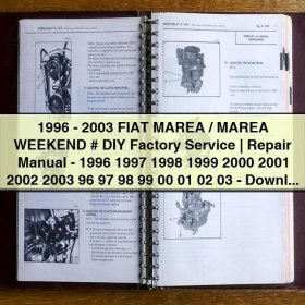 1996-2003 Fiat MAREA/MAREA WEEKEND DIY Factory Service Repair Manual PDF