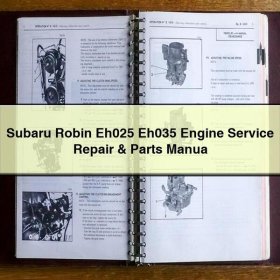 Subaru Robin Eh025 Eh035 Engine Service Repair & Parts Manual