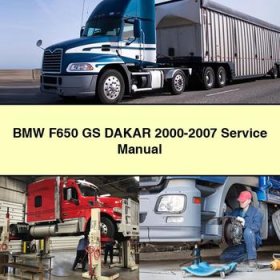 BMW F650 GS DAKAR 2000-2007 Service Repair Manual