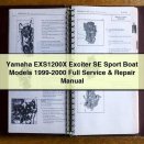 Yamaha EXS1200X Exciter SE Sport Boat Models 1999-2000 Full Service & Repair Manual