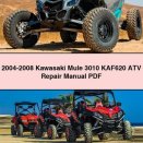 2004-2008 Kawasaki Mule 3010 KAF620 ATV Repair Manual