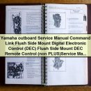 Yamaha Outboard Service Repair Manual Command Link Flush Side Mount Digital Electronic Control (DEC) Flush Side Mount DEC Remote Control (non PLUS)