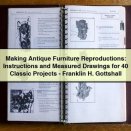 Making Antique Furniture Reproductions: Instructions and Measured Drawings for 40 Classic Projects - Franklin H. Gottshall