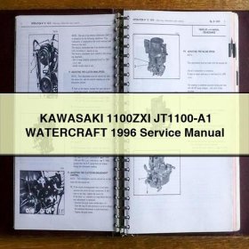 KAWASAKI 1100ZXI JT1100-A1 WATERCRAFT 1996 Service Repair Manual