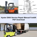 Hyster D004 Service Repair Manual Forklift