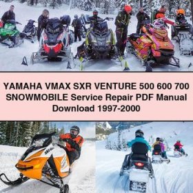 Yamaha VMAX SXR Venture 500 600 700 Snowmobile Service Repair Manual 1997-2000
