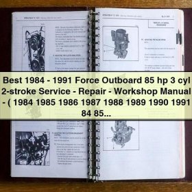1984-1991 Force Outboard 85 hp 3 cyl 2-stroke Service-Repair-Workshop Manual PDF