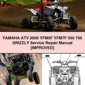Yamaha ATV 2009 YFM5F YFM7F 550 700 GRIZZLY Service Repair Manual