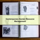 Contemporary Human Resource Management