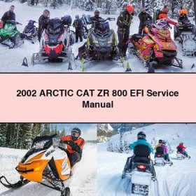 2002 Arctic CAT ZR 800 EFI Service Repair Manual