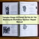 Yamaha Virago XV750SE XV750 XV 750 Motorcycle Workshop Service/Repair Manual