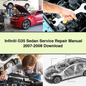 Infiniti G35 Sedan Service Repair Manual 2007-2008