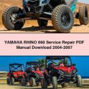 Yamaha RHINO 660 Service Repair Manual 2004-2007