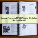 Massey Ferguson MF383 Tractor Workshop Service Repair Manual