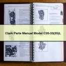 Clark Parts Manual Model C20-33(35)L PDF Download