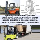 Hyster Spacesaver E004 (S100XM S100XMBCS S120XM S120XMS S70XM S80XM S80XMBCS S3.50XM S4.00XM S4.50XM S5.50XM) Forklift (2 Manual Set) Service Repair Workshop Manual Pdf
