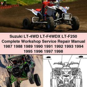 Suzuki LT-4WD LT-F4WDX LT-F250 Complete Workshop Service Repair Manual 1987-1998