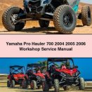 Yamaha Pro Hauler 700 2004 2005 2006 Workshop Service Manual PDF Download