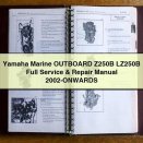 Yamaha Marine OUTBOARD Z250B LZ250B Full Service & Repair Manual 2002-ONWARDS
