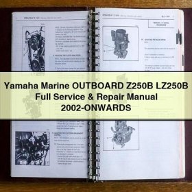 Yamaha Marine OUTBOARD Z250B LZ250B Full Service & Repair Manual 2002-ONWARDS