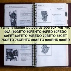 Yamaha Marine Outboards 50G 60F 70B 75C 90A Outboard Service Manual