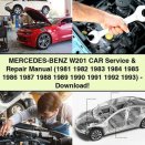 Mercedes-BENZ W201 CAR Service & Repair Manual (1981 1982 1983 1984 1985 1986 1987 1988 1989 1990 1991 1992 1993)-PDF