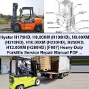 Hyster H170HD H8.00XM H9.00XM H10.00XM H250HD H12.00XM [F007] Heavy-Duty Forklifts Service Repair Manual