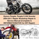 Kymco People People S 250 Scooter 2004-2011 Repair Workshop Service Manual