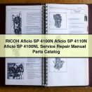 RICOH Aficio SP 4100N Aficio SP 4110N Aficio SP 4100NL Service Repair Manual + Parts Catalog PDF Download